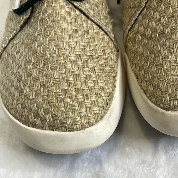 Adidas Men’s Satellize MC Plein Air Sneaker GUC Tan Black & White Stripes Sz 7.5 - Picture 5 of 10